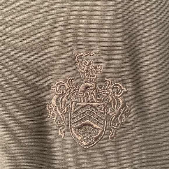 Adidas Trump International Golf Links Scotland Climacool Golf Polo Shirt Grey XL - Picture 3 of 12